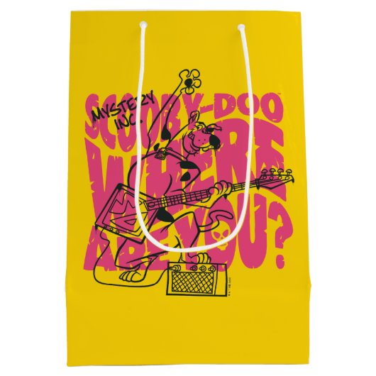 スクービードゥーどこパンクギターリフ ミディアムペーパーバッグ (裏面)