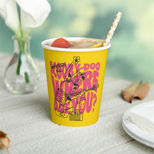 スクービードゥーどこパンクギターリフ 紙コップ (インサイチュ)