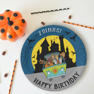 スクービードゥーのハロウィンお誕生日おめでとう ペーパープレート