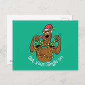 スクービードゥーの尻を叩く シーズンポストカード (正面/裏面)