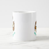 スクービードゥーの尻を叩く ジャンボコーヒーマグカップ (正面)