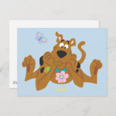 スクービードゥーの花 ポストカード (正面/裏面)