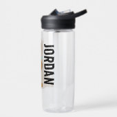 スクービードゥーカワイイ |名前の追加 ウォーターボトル (左面)