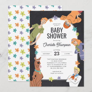 スクービードゥーキャラクター   Groovy Baby Shower 招待状