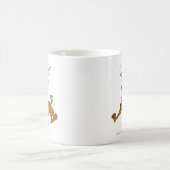 スクービードゥークリスマスホリデー〔雄ジカの〕枝角 コーヒーマグカップ (中央)