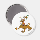 スクービードゥークリスマスホリデー〔雄ジカの〕枝角 マグネット (正面/裏面)
