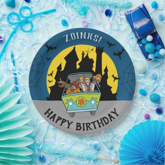 スクービードゥースプクトカキュラハロウィーン誕生日 ペーパープレート (パーティー)