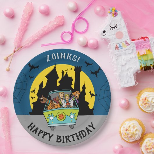 スクービードゥースプクトカキュラハロウィーン誕生日 ペーパープレート (パーティー)