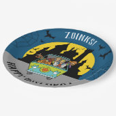 スクービードゥースプクトカキュラハロウィーン誕生日 ペーパープレート (アングル)