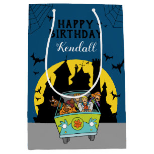 スクービードゥースプクトカキュラハロウィーン誕生日 ミディアムペーパーバッグ