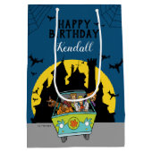 スクービードゥースプクトカキュラハロウィーン誕生日 ミディアムペーパーバッグ (裏面)