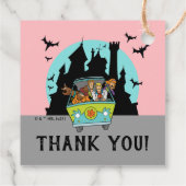 スクービードゥースプークの赤ちゃんシャワーありがとう フェイバータグ (裏面)