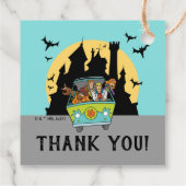 スクービードゥースプークの赤ちゃんシャワーありがとう フェイバータグ (裏面)