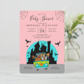 スクービードゥースプークの赤ちゃんシャワー 招待状 (スタンド正面)