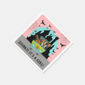 スクービードゥースプーク式ハロウィーンベイビーシャワー スタンダードカクテルナプキン (角)