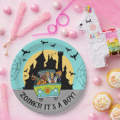 スクービードゥースプーク式ハロウィーンベイビーシャワー ペーパープレート (パーティー)