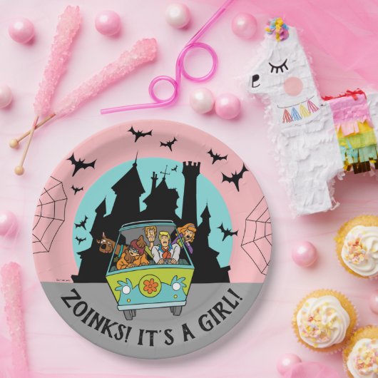 スクービードゥースプーク式ハロウィーンベイビーシャワー ペーパープレート (パーティー)