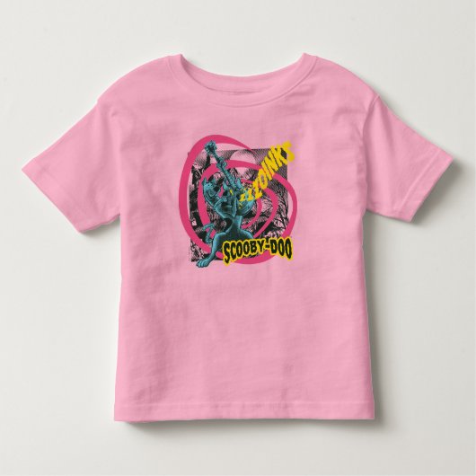 スクービードゥーズインクズパンクギターグラフィック トドラーTシャツ (正面)