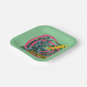 スクービードゥーズインクズパンクギターグラフィック ペーパープレート (傾斜あり)