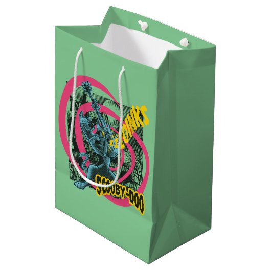 スクービードゥーズインクズパンクギターグラフィック ミディアムペーパーバッグ (正面アングル)