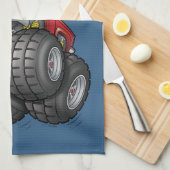 スクービードゥートラック キッチンタオル (四つ折り)