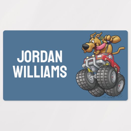 スクービードゥートラック ラベル (デザイン1)