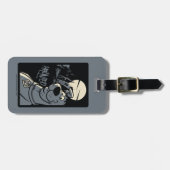 スクービードゥーノワールマンション幽霊のよく出るグラフィック ラゲッジタグ (正面横)