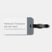 スクービードゥーノワールマンション幽霊のよく出るグラフィック ラゲッジタグ (裏面横)