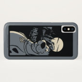 スクービードゥーノワール幽霊のよく出るマンショングラフィック Case-Mate iPhoneケース (裏面(横))
