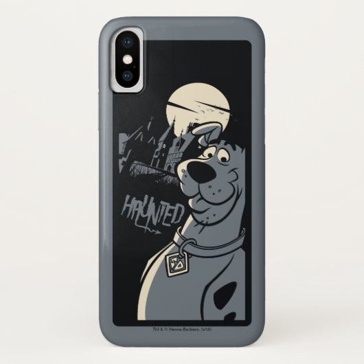 スクービードゥーノワール幽霊のよく出るマンショングラフィック Case-Mate iPhoneケース (裏面)