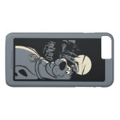 スクービードゥーノワール幽霊のよく出るマンショングラフィック Case-Mate iPhoneケース (裏面(横))