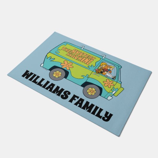 スクービードゥーハッピーウォーク |名前の書式を追加 ドアマット (アングル)