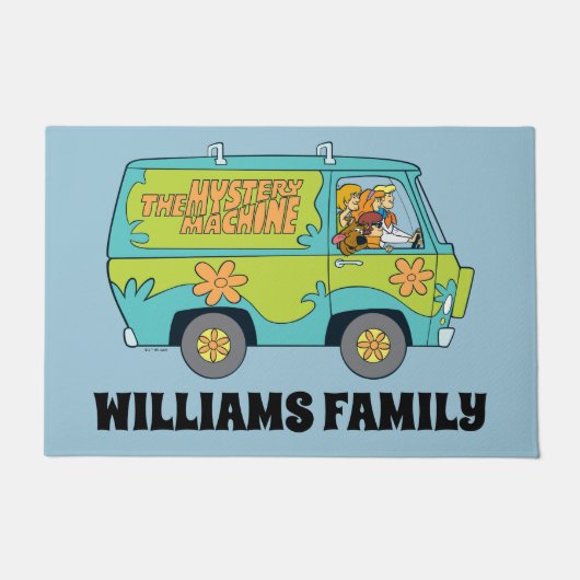 スクービードゥーハッピーウォーク |名前の書式を追加 ドアマット (正面)