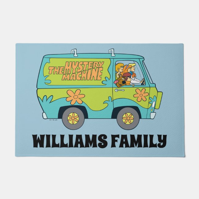 スクービードゥーハッピーウォーク |名前の書式を追加 ドアマット (正面)