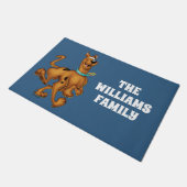 スクービードゥーハッピーウォーク |名前の追加 ドアマット (アングル)