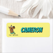 スクービードゥーハッピー顔キッズ ラベル (インサイチュ)