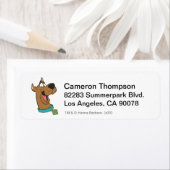 スクービードゥーハッピー顔 ラベル (インサイチュ)