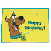 スクービードゥーハッピー顔 ラージペーパーバッグ (正面)