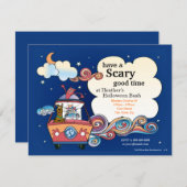 スクービードゥーハローウィンパーティ 招待状 (正面/裏面)