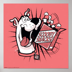 スクービードゥーハーフトーンスクービースナック ポスター