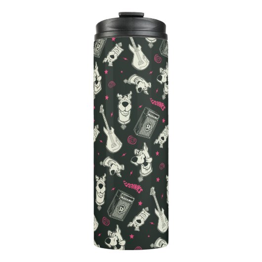 スクービードゥーパンクギターとアンプパターン タンブラー (正面)