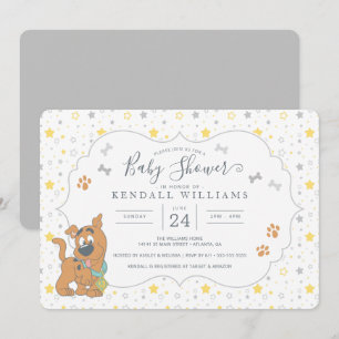 スクービードゥーベビーシャワー招待状 招待状