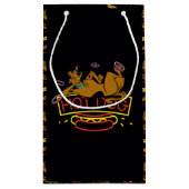 スクービードゥーホットドッグのネオンサイン スモールペーパーバッグ (裏面)