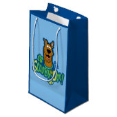 スクービードゥーポープリントキャラクターバッジ スモールペーパーバッグ (正面アングル)