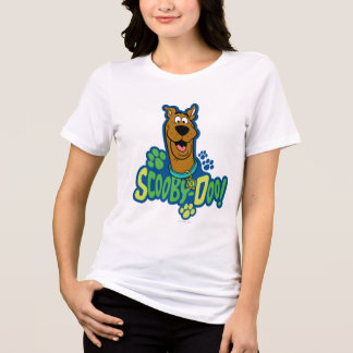 スクービードゥーポープリントキャラクターバッジ トライブレンドＴシャツ