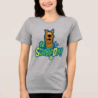 スクービードゥーポー印刷キャラクターバッジ トライブレンドＴシャツ