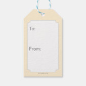 スクービードゥーミステリーパターン ギフトタグ (裏面)