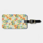 スクービードゥーミステリーマシン花模様 ラゲッジタグ (正面横)