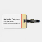 スクービードゥーミステリーマシン花模様 ラゲッジタグ (裏面横)