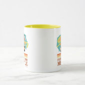 スクービードゥーミステリーマシン「ペダルを踏み込む」 マグカップ (中央)